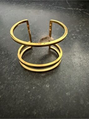 Gold Open Cuff Bracelet - Women Jewelry